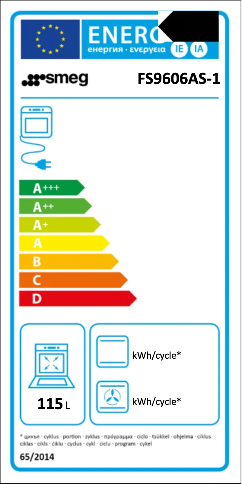 Image de la première page du manuel de l'appareil FS9606AS