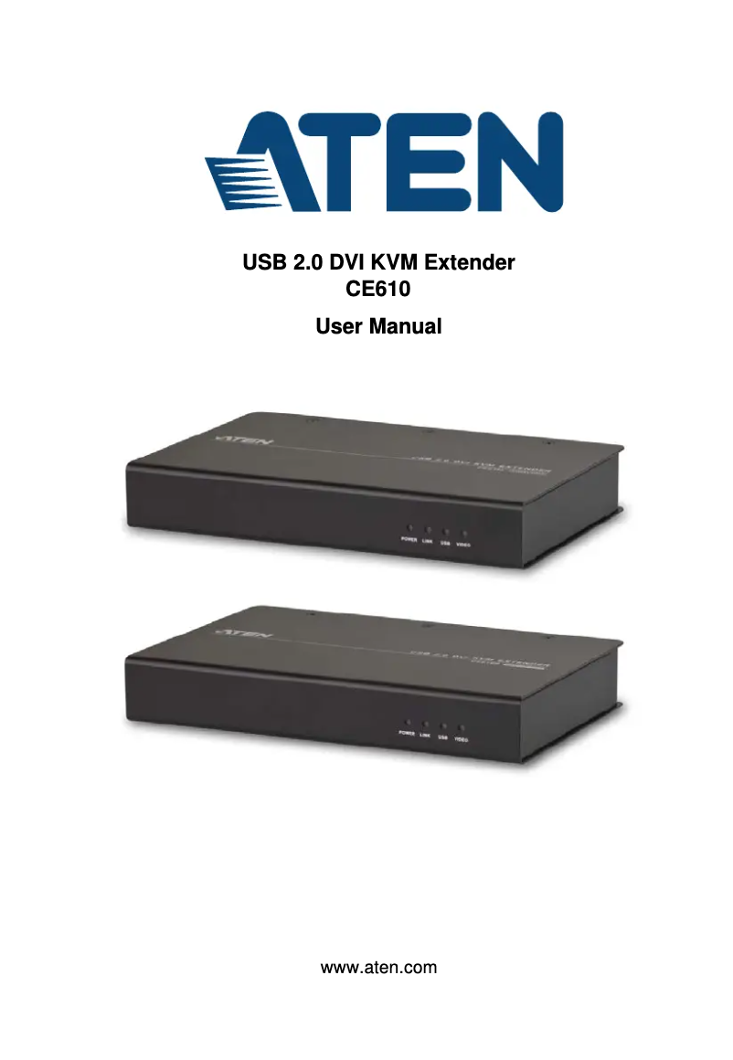 Image de la première page du manuel de l'appareil CE610-AT-E