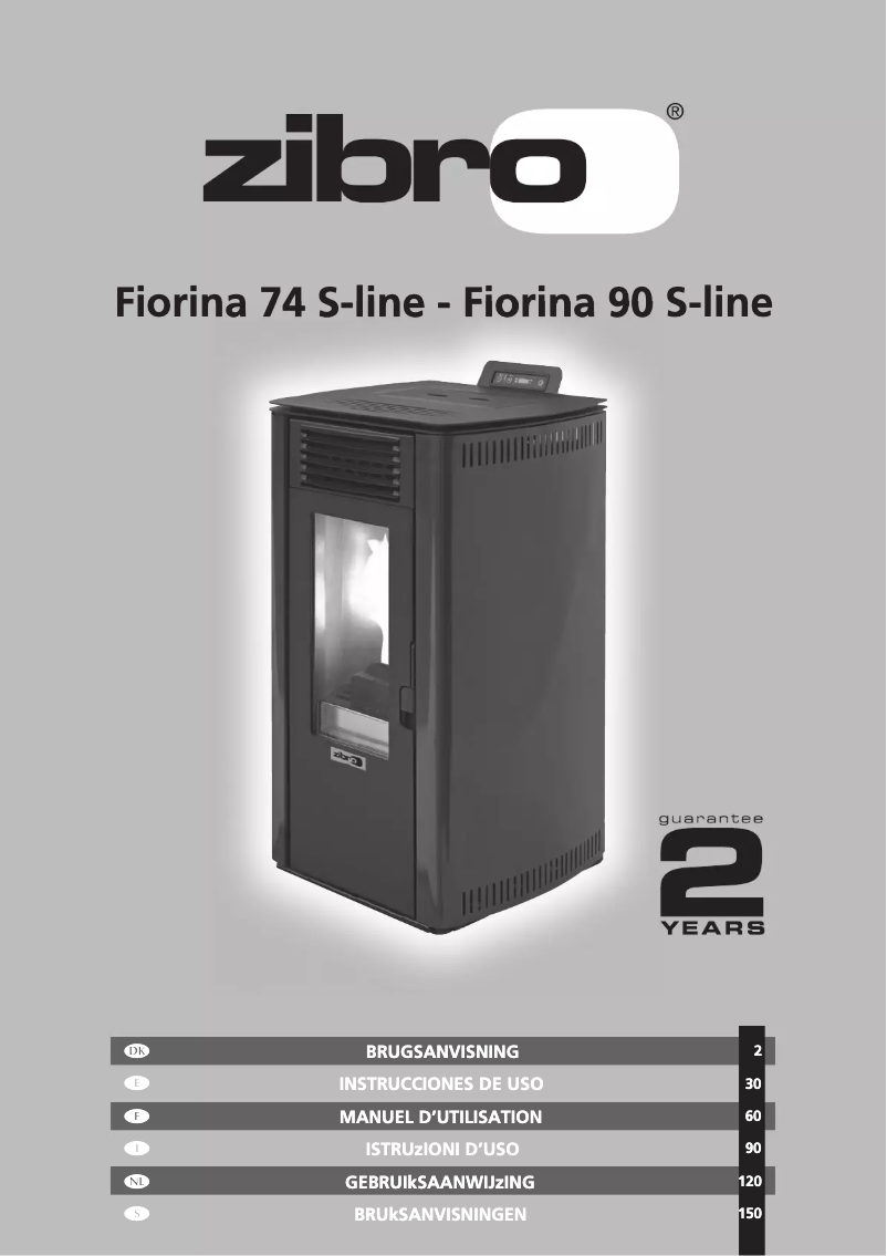 Image de la première page du manuel de l'appareil Fiorina 90 S-line