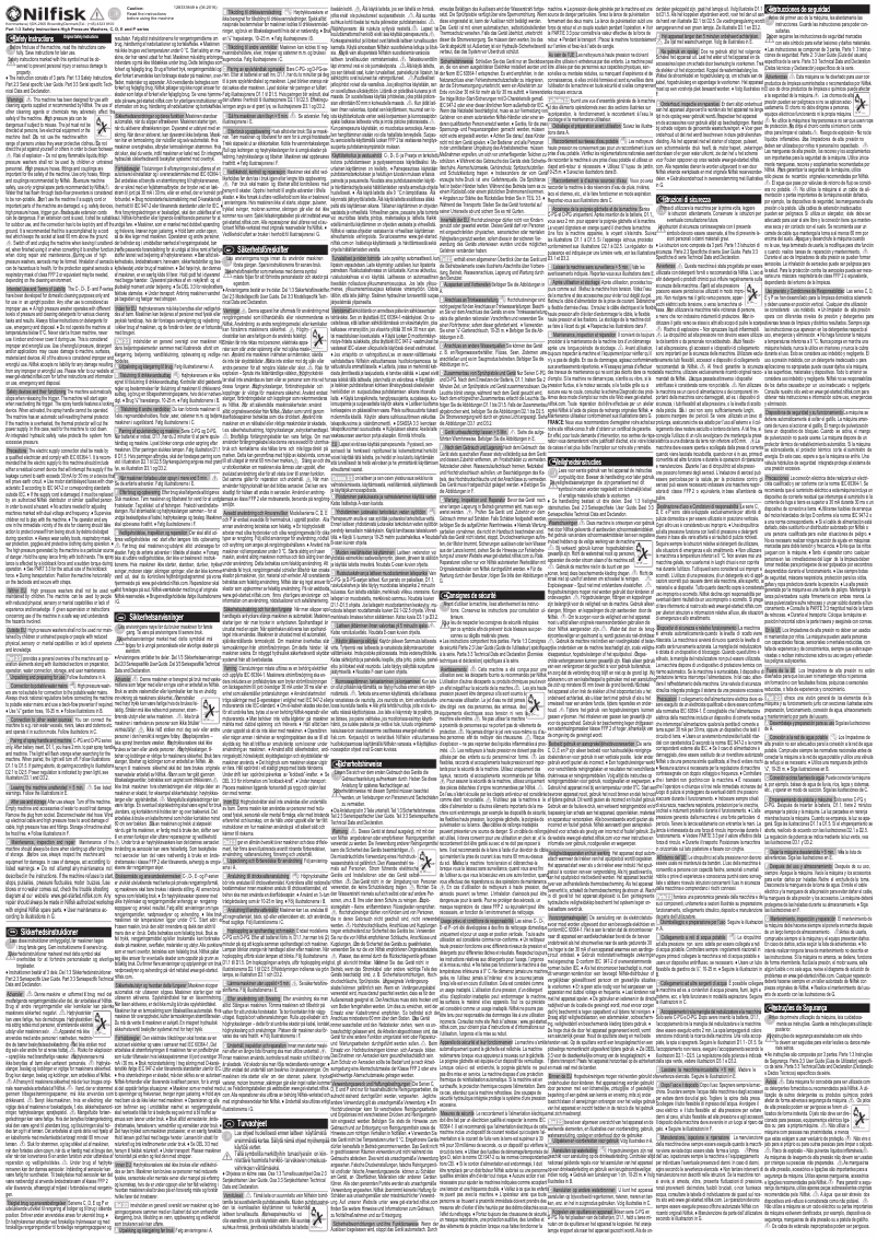 Image de la première page du manuel de l'appareil E160.1-10 H X-TRA