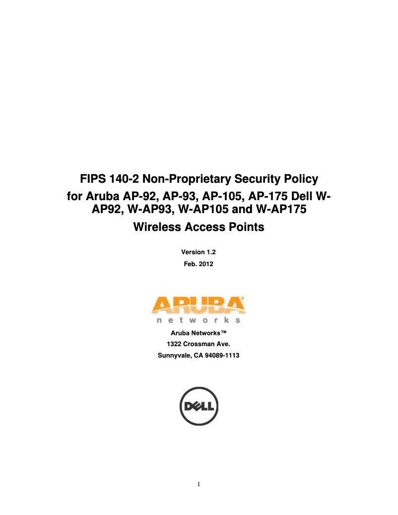 Image de la première page du manuel de l'appareil PowerConnect W-AP93