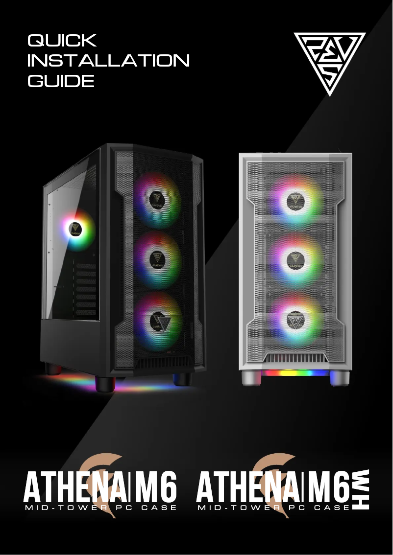 Page 1 de la notice Manuel utilisateur Gamdias Athena M6