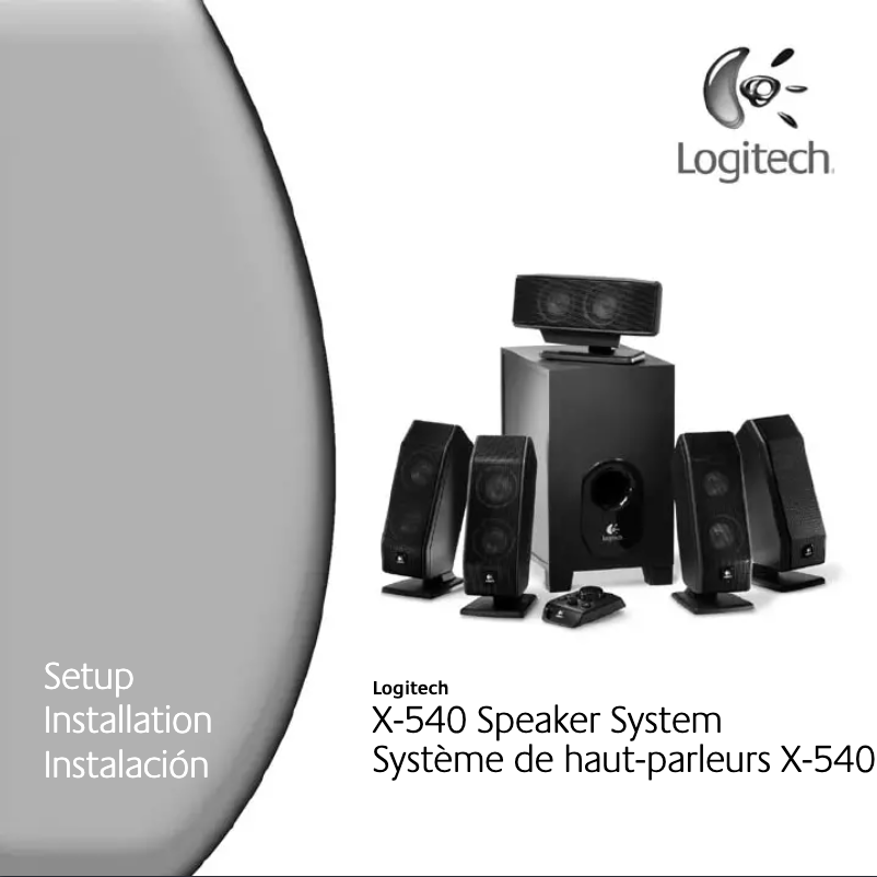 Page n°1 - Manuel utilisateur Logitech X-540