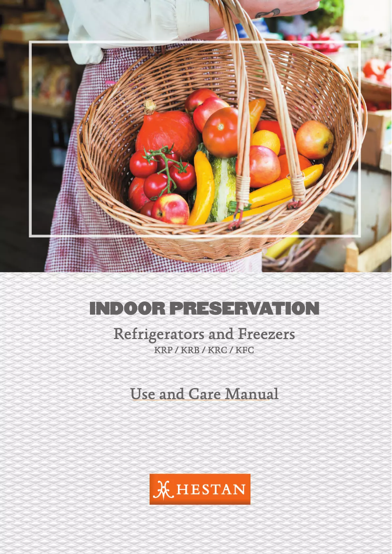 Page n°1 - Manuel d'utilisation et d'entretien Hestan KFCR24GG