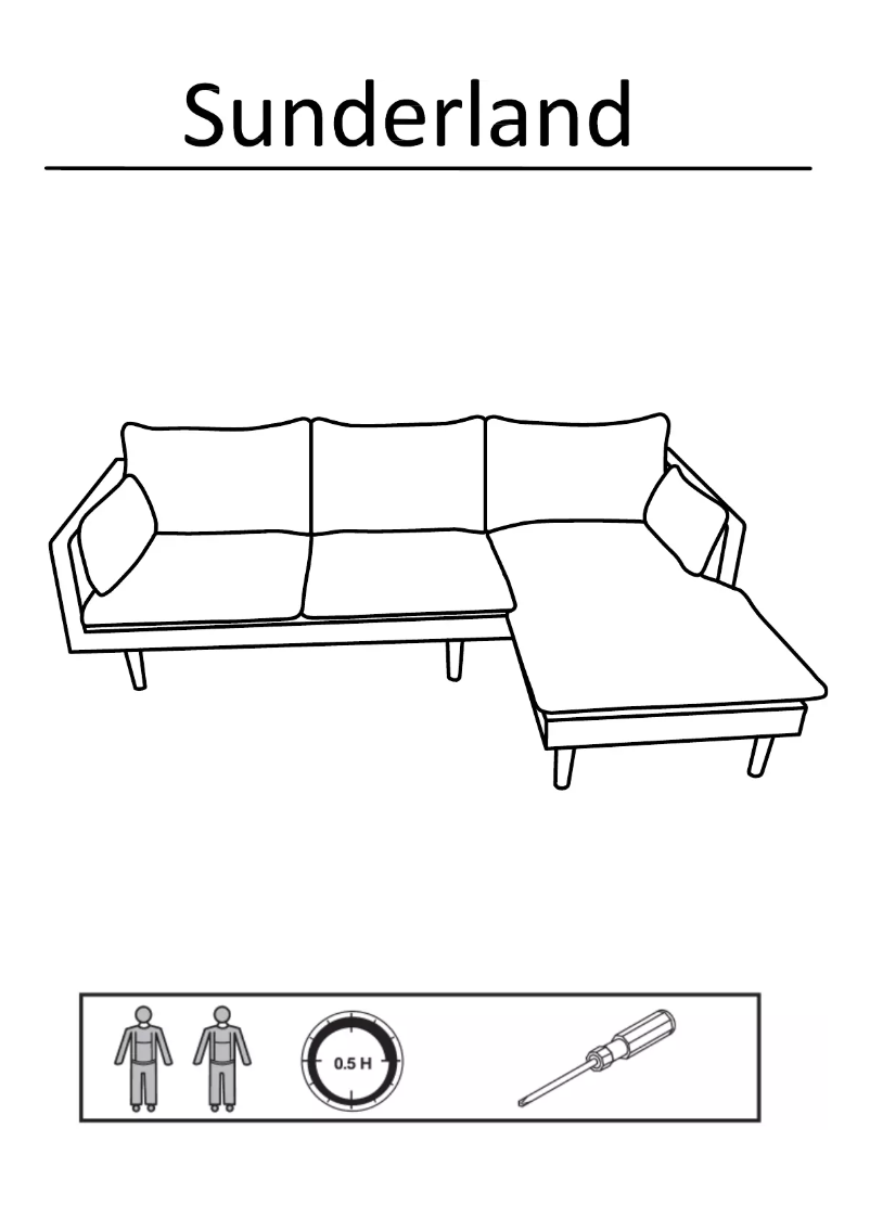 Page n°1 - Manuel utilisateur JYSK Vaxholm