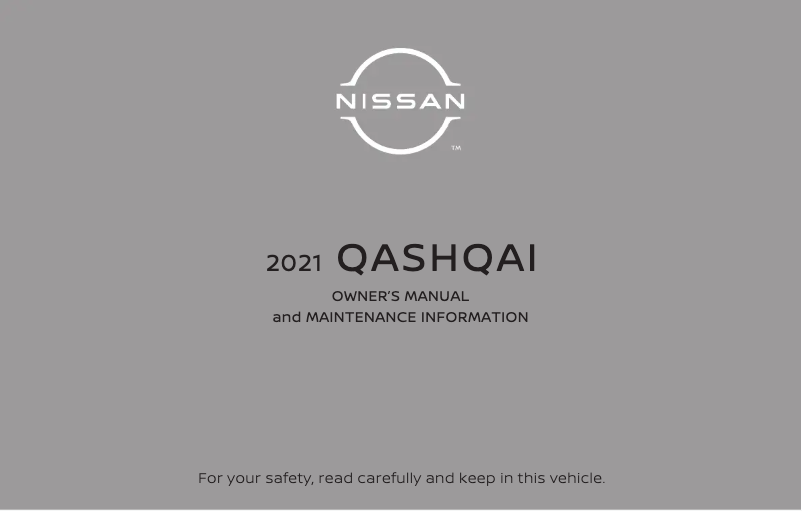 Página 1 del manual Manual de usuario Nissan Qashqai (2021)