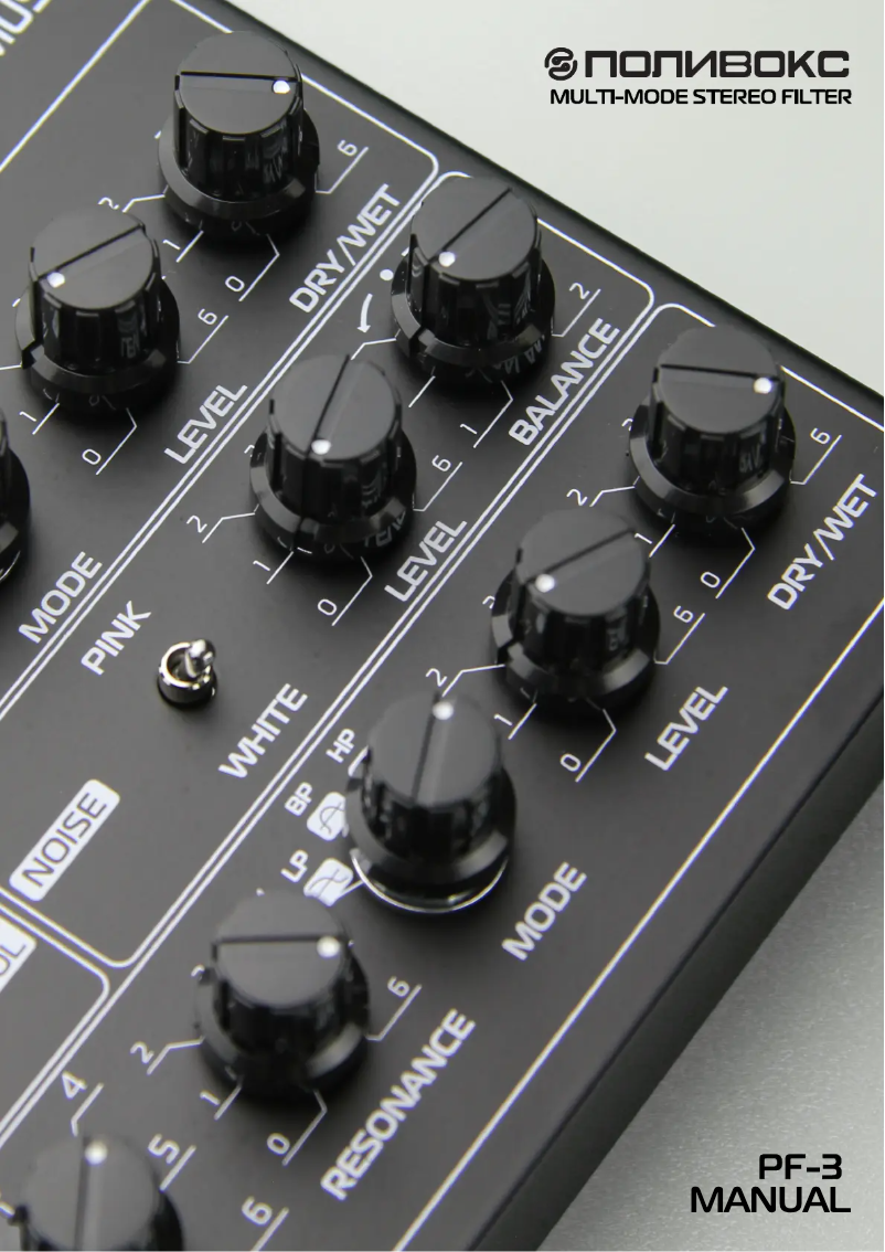 Page 1 de la notice Manuel utilisateur ELTA Music Polyvox PF-3