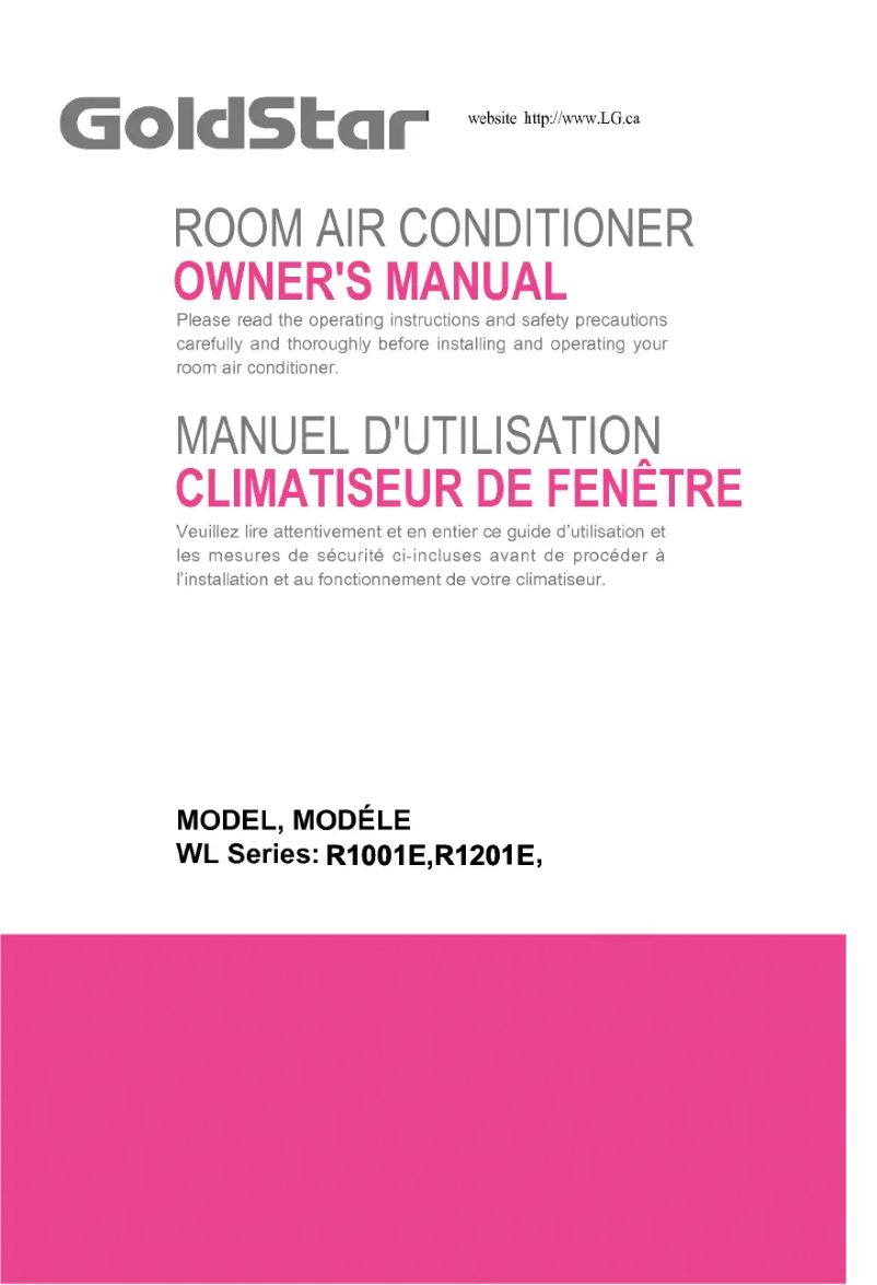 Page 1 de la notice Manuel utilisateur LG TWC121LLMK0