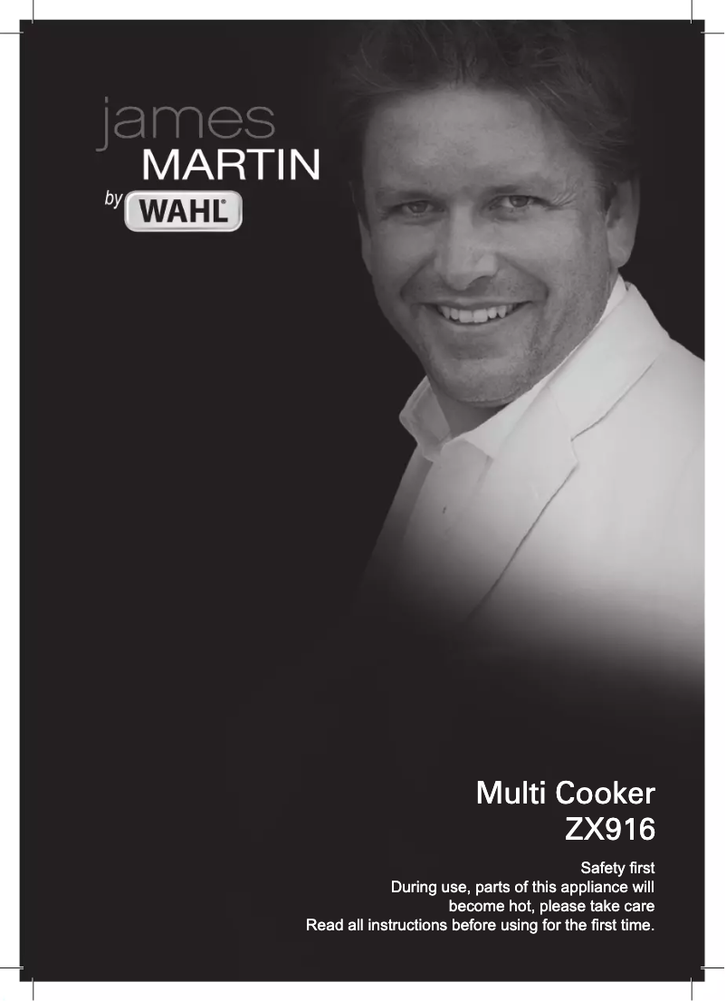 Page n°1 - Manuel utilisateur Wahl James Martin ZX916