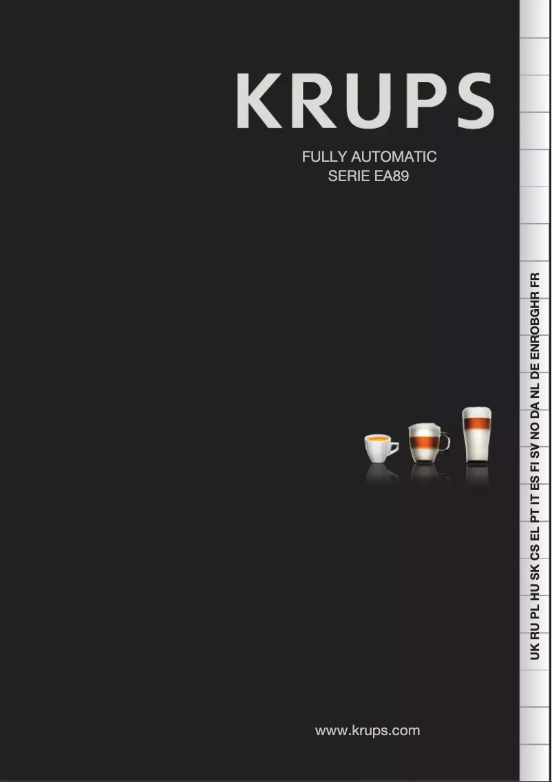 Página 1 del manual Manual de usuario Krups Evidence EA894E