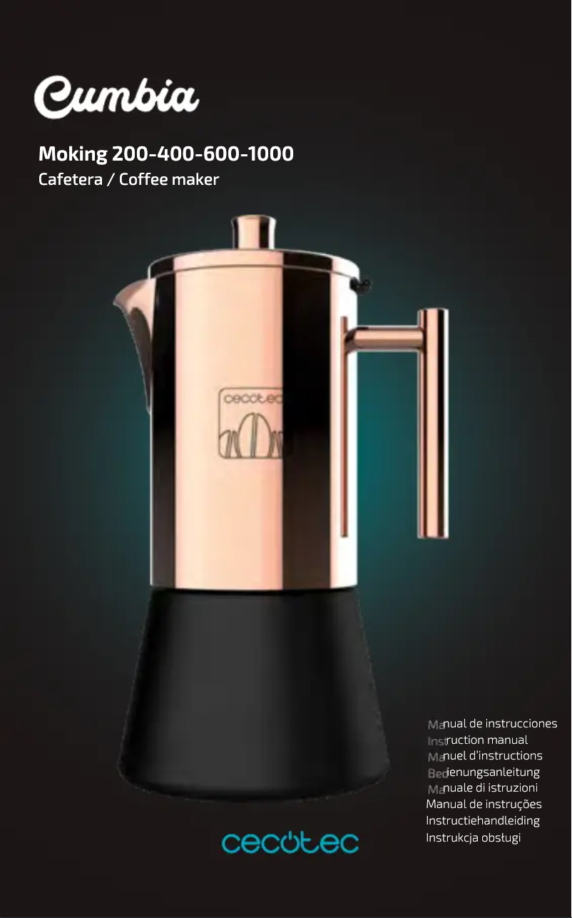 Page n°1 - Manuel utilisateur Cecotec Cumbia Moking 200