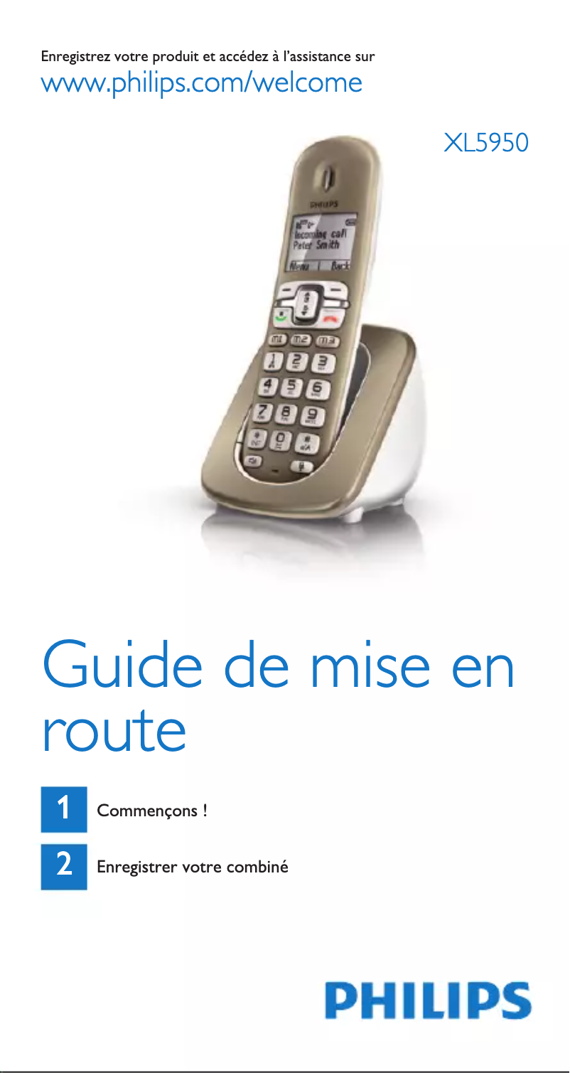 Imagen de la primera página del manual del dispositivo SoClear XL5950C