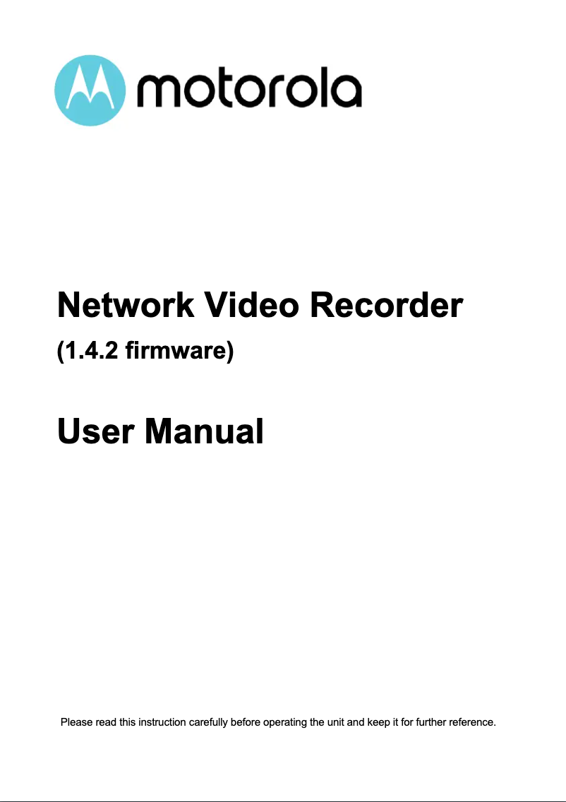 Page 1 de la notice Manuel utilisateur Motorola MTR16IP