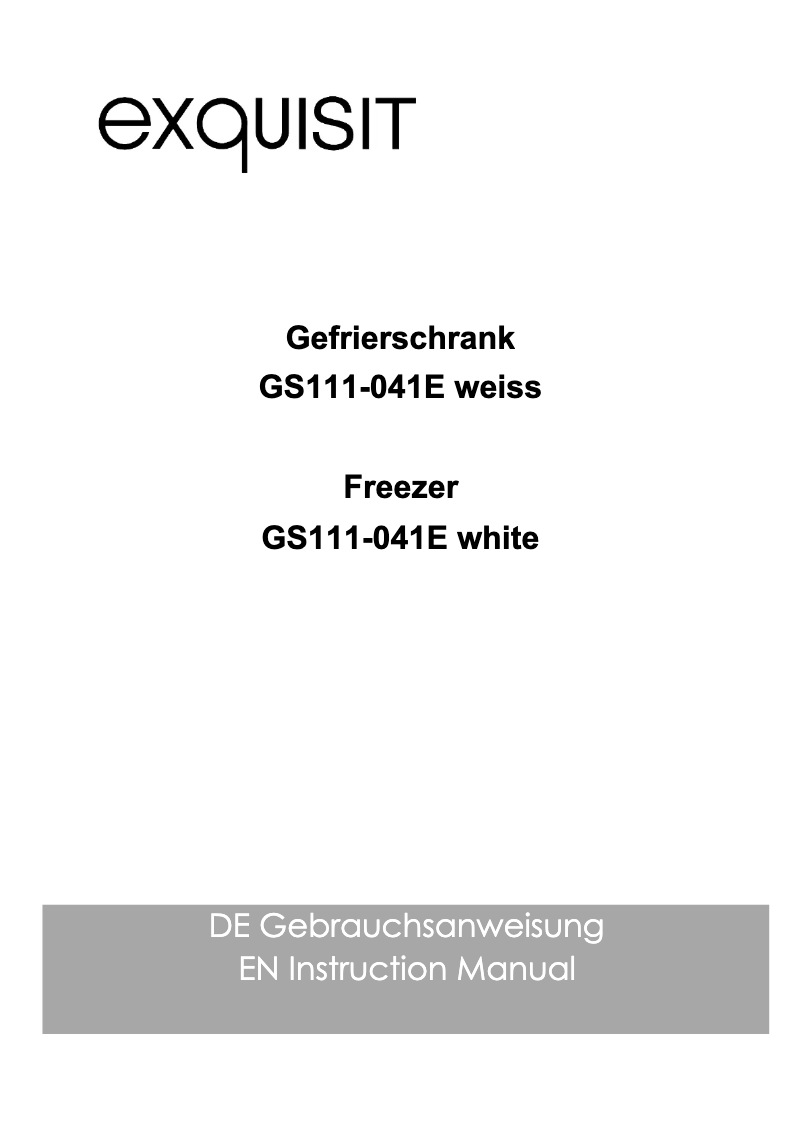 Image de la première page du manuel de l'appareil GS111-041E