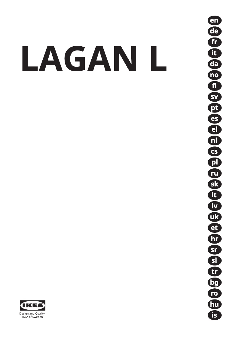 Image de la première page du manuel de l'appareil LAGAN 805.712.94