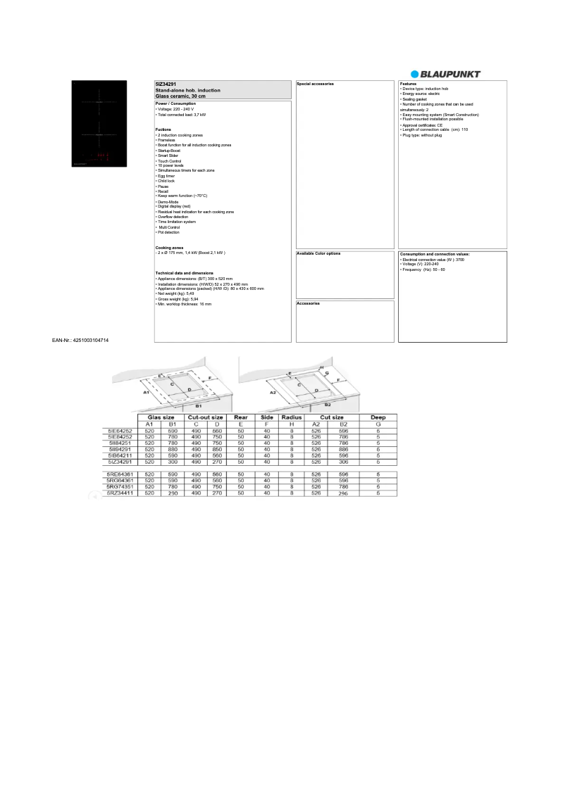 Image de la première page du manuel de l'appareil 5IZ34291