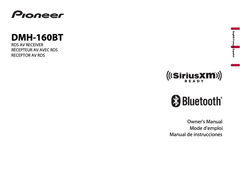Page n°1 - Manuel utilisateur Pioneer DMH-160BT
