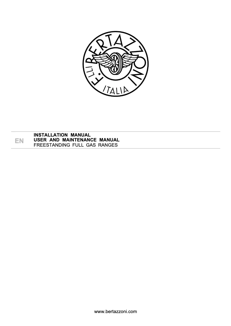 Image de la première page du manuel de l'appareil MAS365GASXV