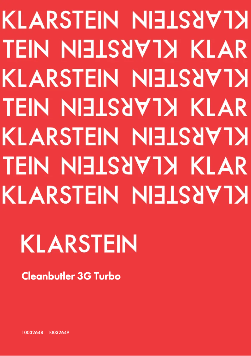 Page 1 de la notice Manuel utilisateur Klarstein 10032648