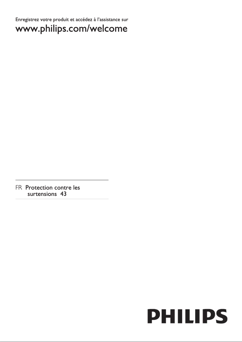Page 1 de la notice Manuel utilisateur Philips SPN4082A