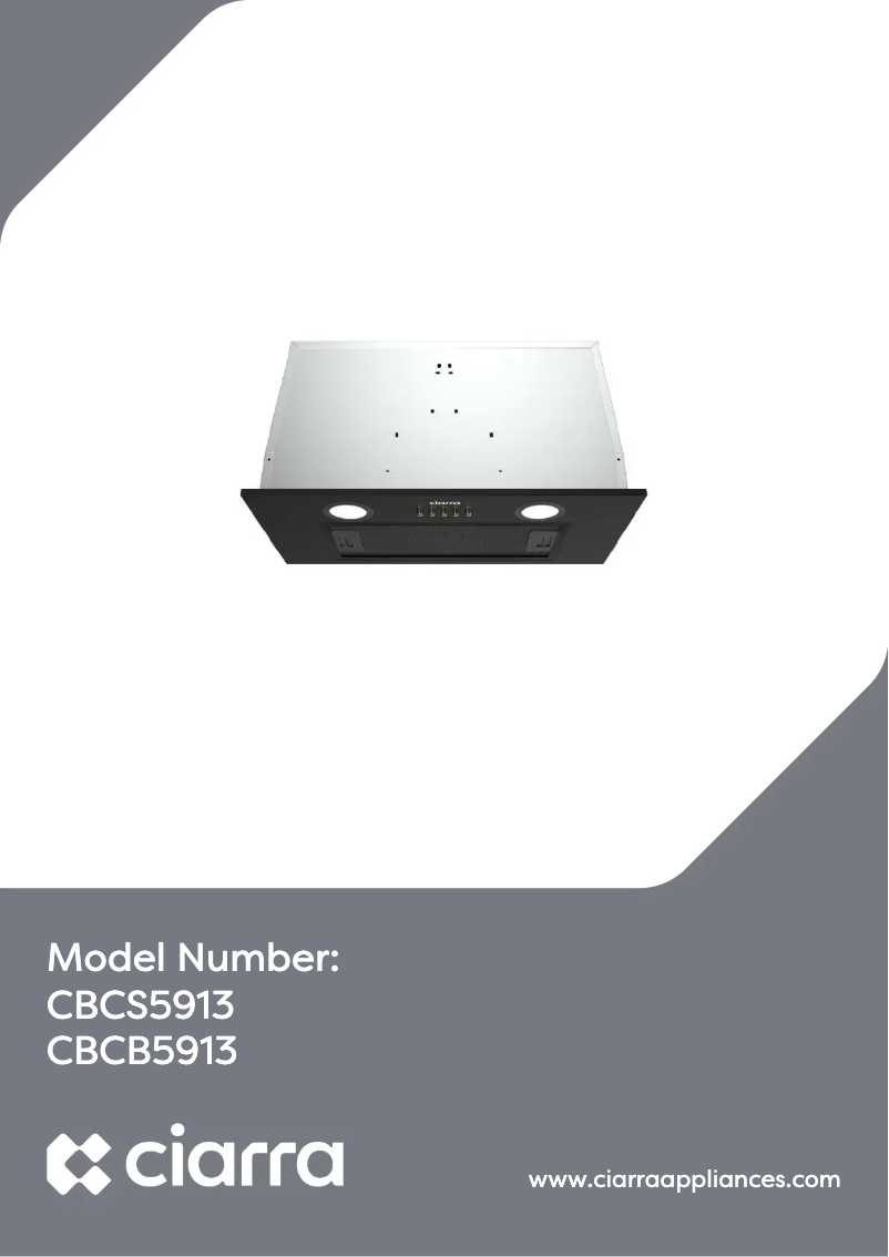 Image de la première page du manuel de l'appareil CBCS5913-S