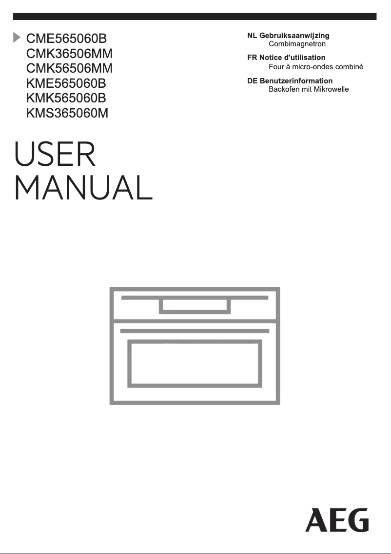 Page 1 de la notice Manuel utilisateur AEG CMK56506MM