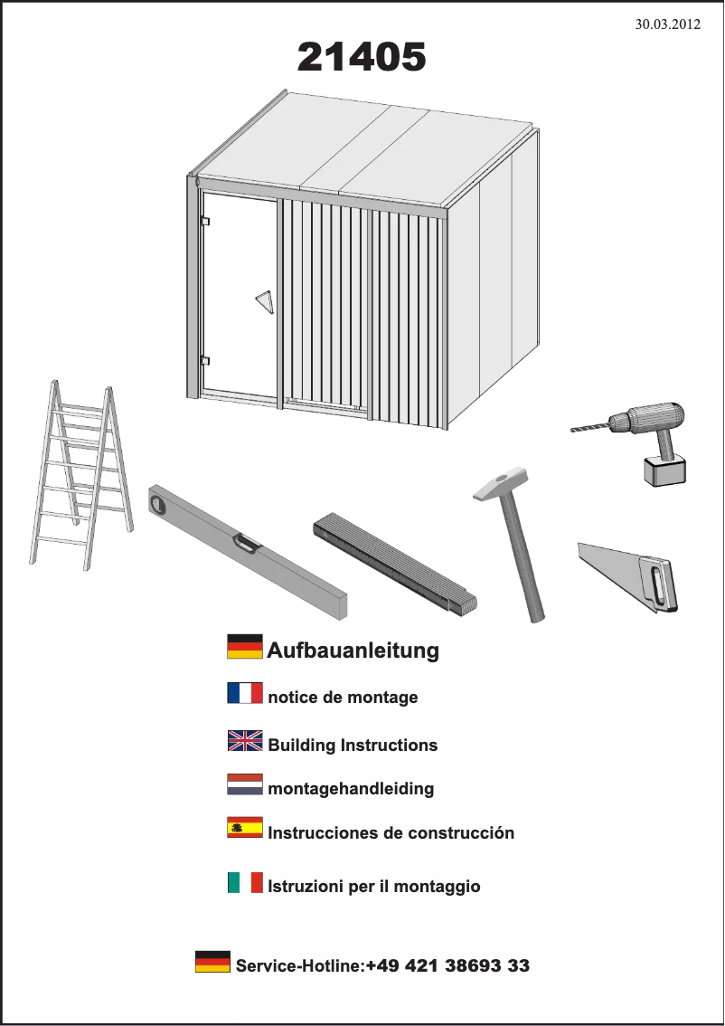 First page image of the manual for Tarin