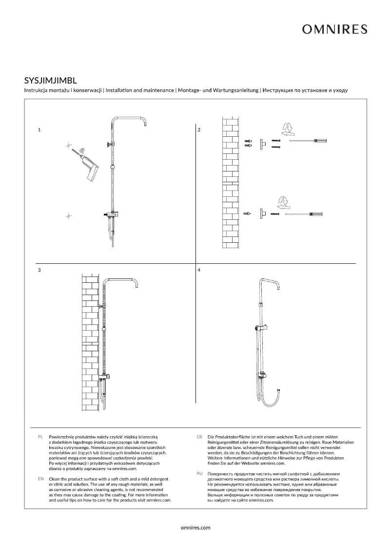 Página 1 del manual Manual de usuario Omnires SYSJIMJIMBL