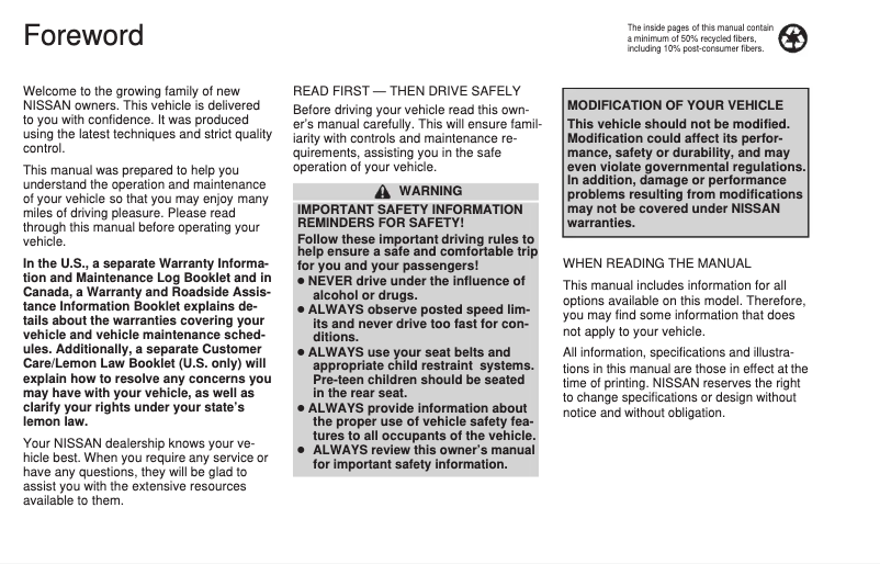 Image de la première page du manuel de l'appareil Quest (2000)