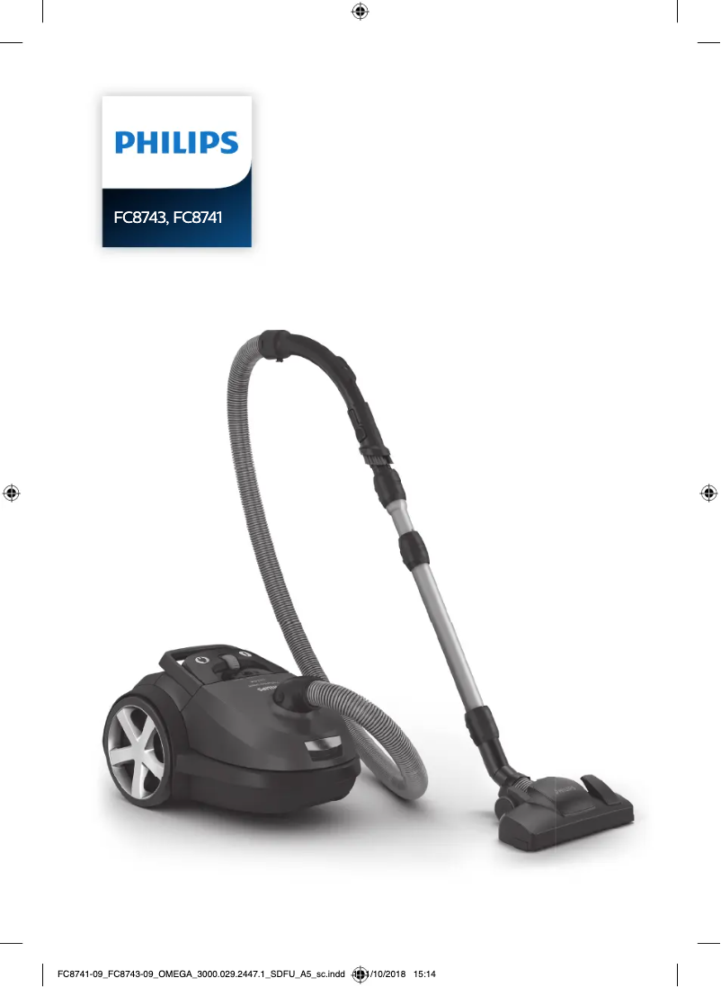 Image de la première page du manuel de l'appareil Performer Silent FC8743