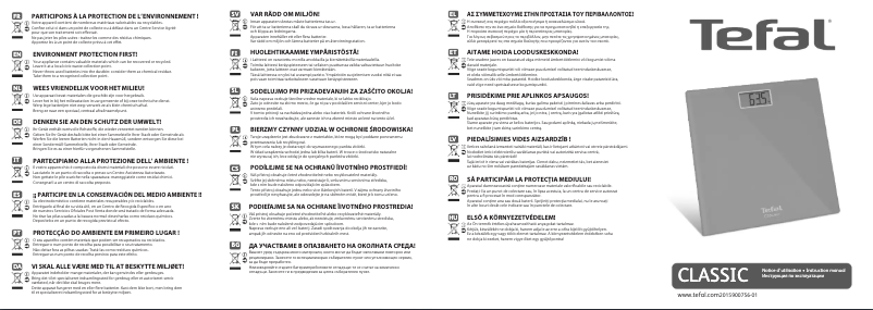 Página 1 del manual Manual de usuario Tefal Classic PP1130V0