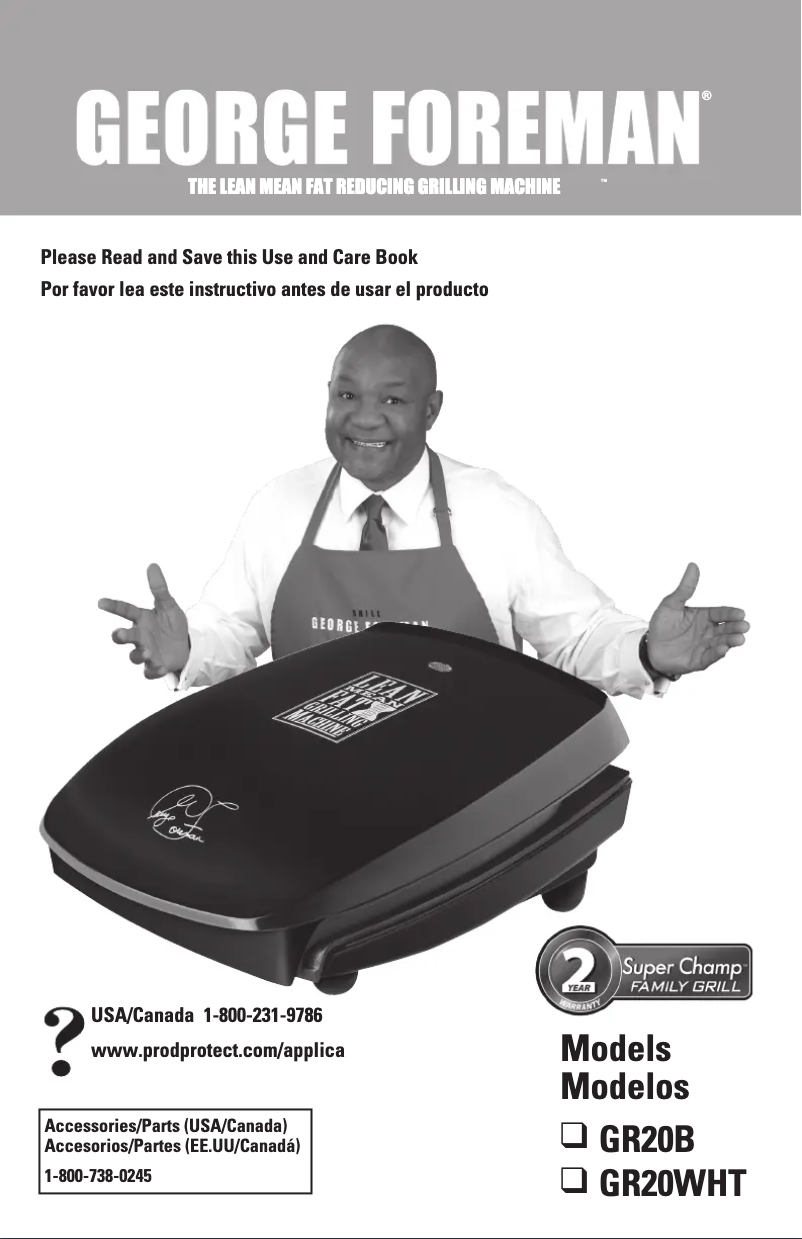 Image de la première page du manuel de l'appareil GR20B