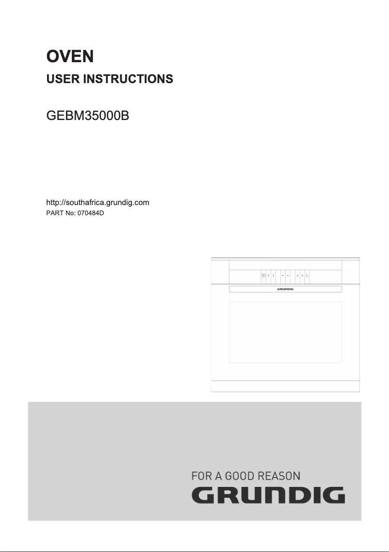 Imagen de la primera página del manual del dispositivo GEBM35000B