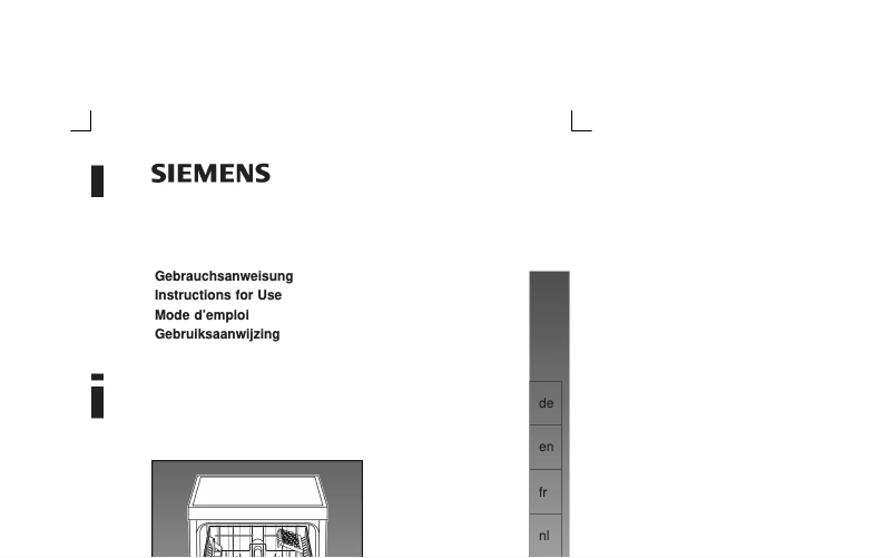 Page 1 de la notice Manuel utilisateur Siemens SF24631