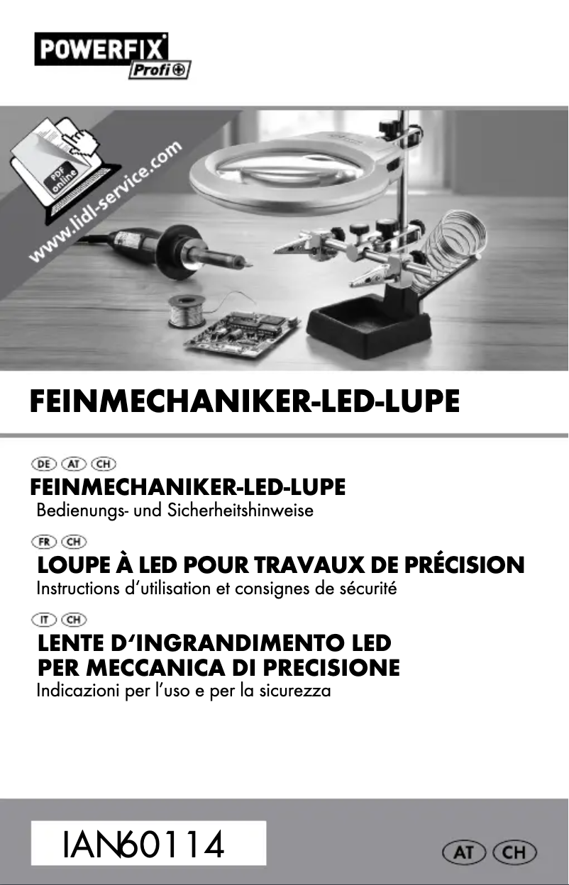 Image de la première page du manuel de l'appareil Z30225