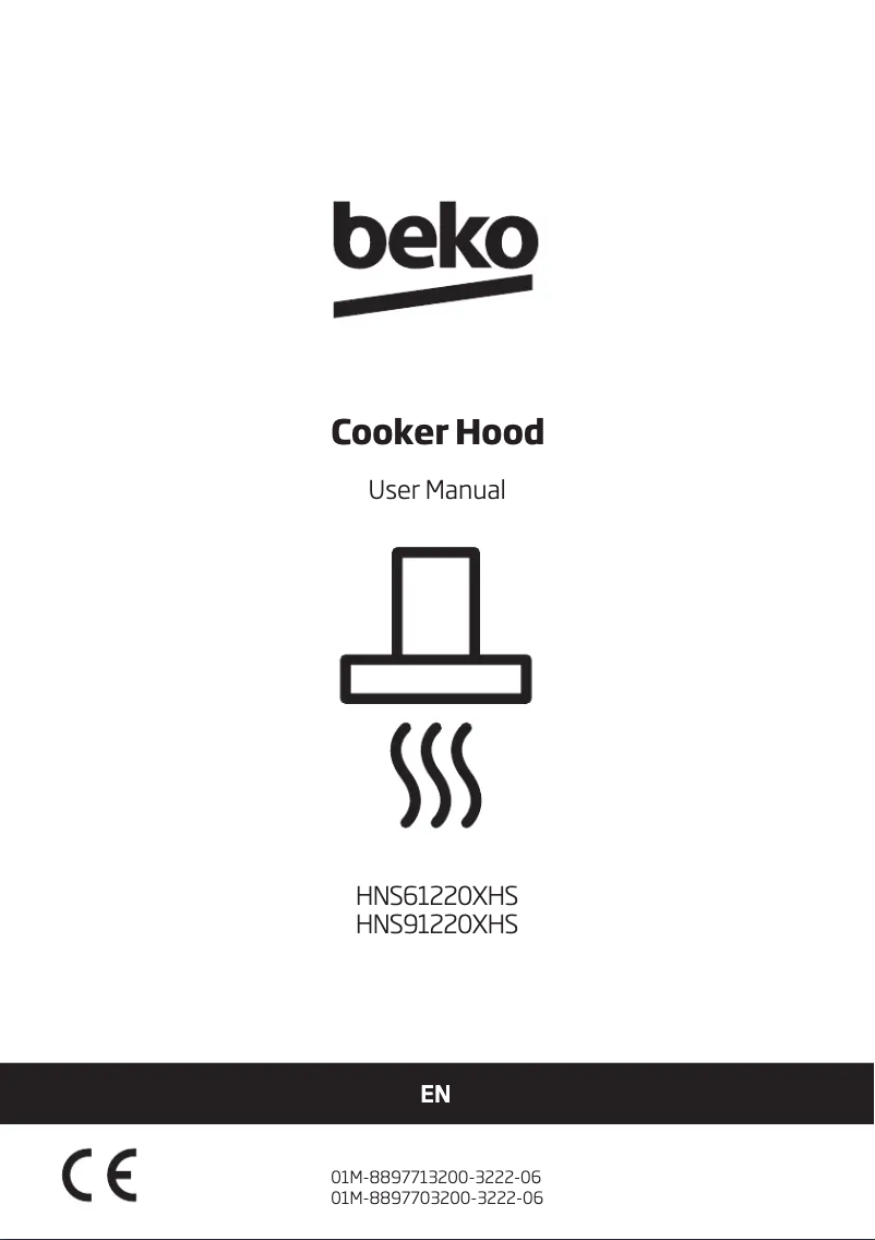 Page 1 de la notice Manuel utilisateur Beko HNS91220XH