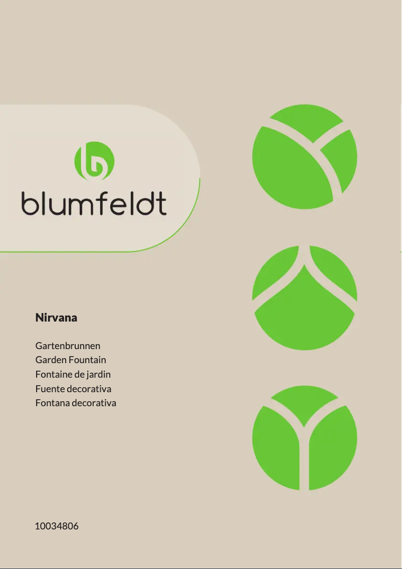 Image de la première page du manuel de l'appareil Nirvana