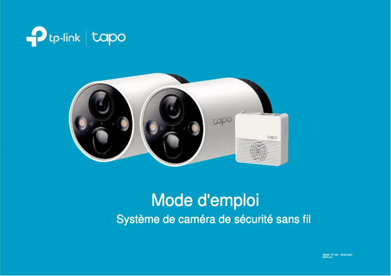 Page n°1 - Manuel utilisateur TP-Link Tapo C420S1