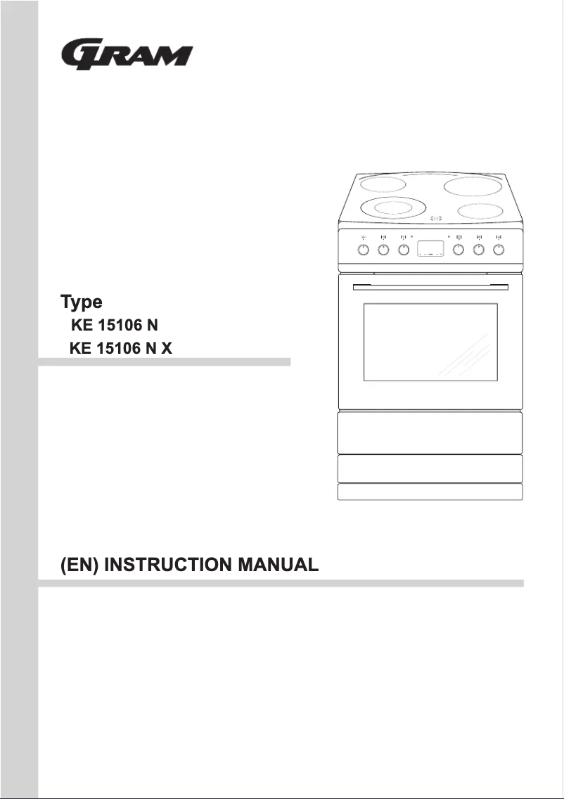 Página 1 del manual Manual de usuario Gram KE 15106 N