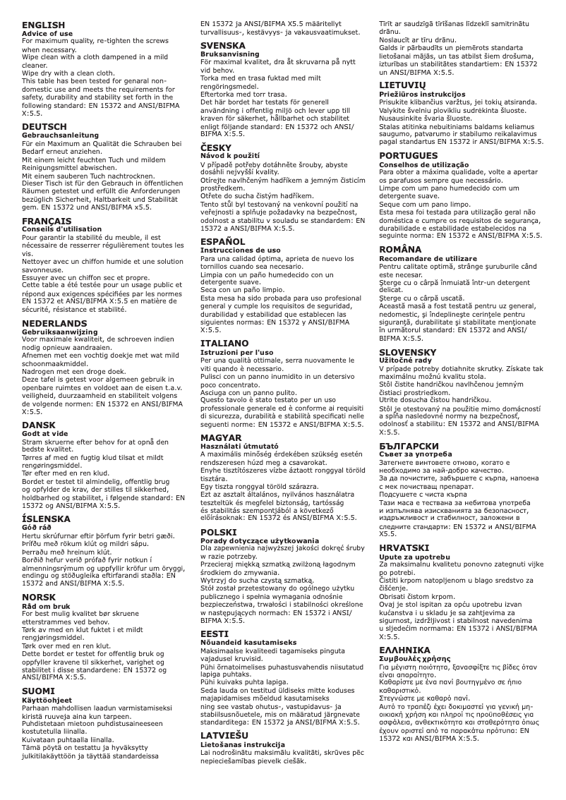 Page 1 de la notice Manuel utilisateur Ikea TOMMARYD