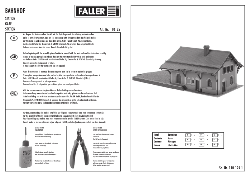Page 1 de la notice Manuel utilisateur Piko 110125