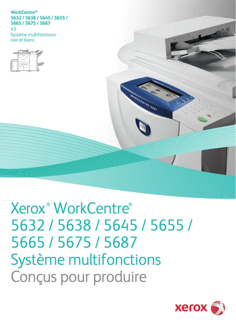 Page n°1 - Manuel utilisateur Xerox WorkCentre 5675V FBC