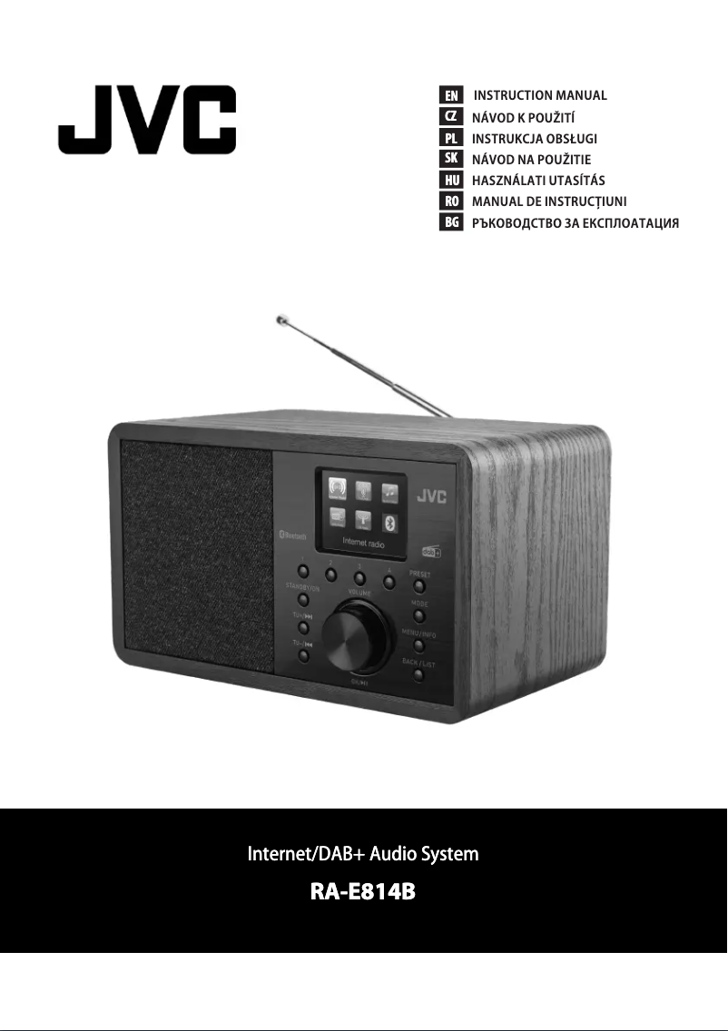 Page n°1 - Manuel utilisateur JVC RA-E814B