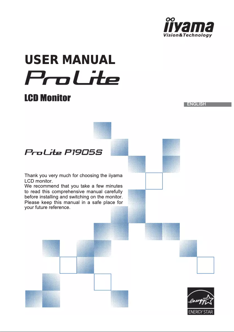 Página 1 del manual Manual de usuario Iiyama ProLite P1905S