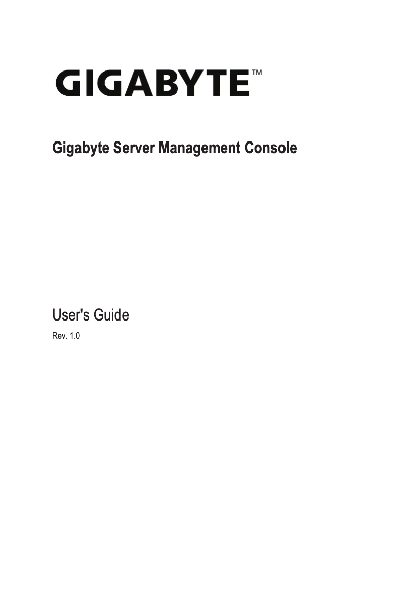 Page n°1 - Manuel utilisateur Gigabyte R133-C10