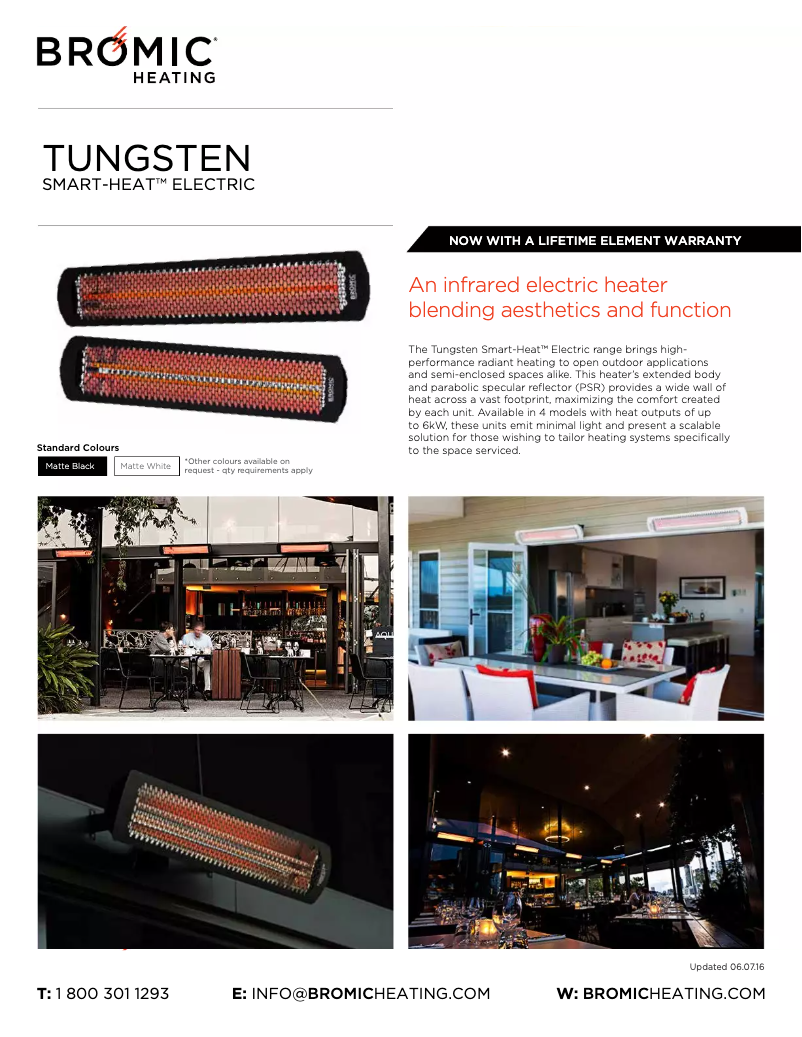 Página 1 del manual Ficha técnica Bromic BH0420030