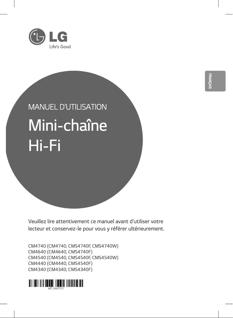 Imagen de la primera página del manual del dispositivo CM4440