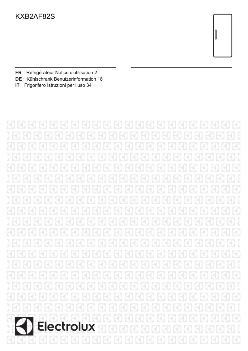 Imagen de la primera página del manual del dispositivo KXB2AF82S