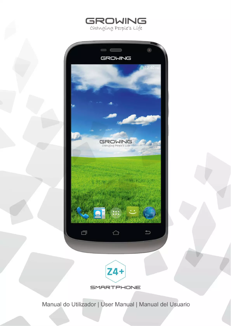 Image de la première page du manuel de l'appareil Z4+