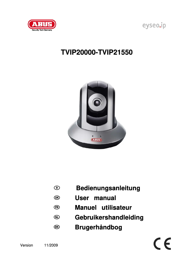 Página 1 del manual Manual de usuario Abus TVIP21551